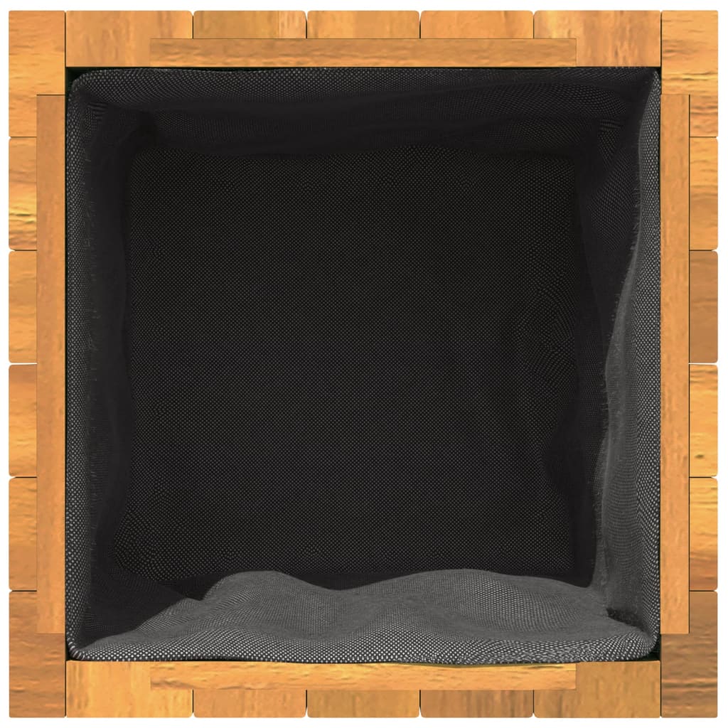 Plantenbak 45x45x90 cm massief acaciahout - AllerleiShop