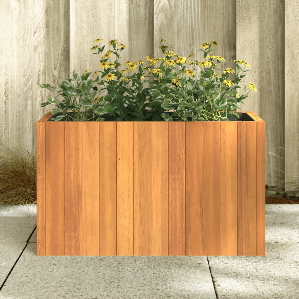 Plantenbak 59x27,5x35 cm massief acaciahout - AllerleiShop