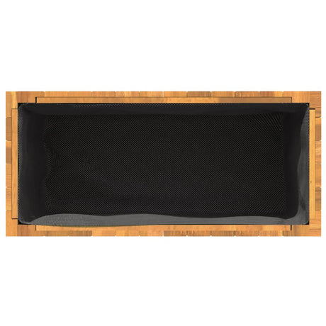 Plantenbak 59x27,5x70 cm massief acaciahout - AllerleiShop