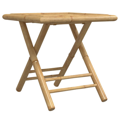 Tuintafel inklapbaar 45x45x45 cm bamboe - AllerleiShop