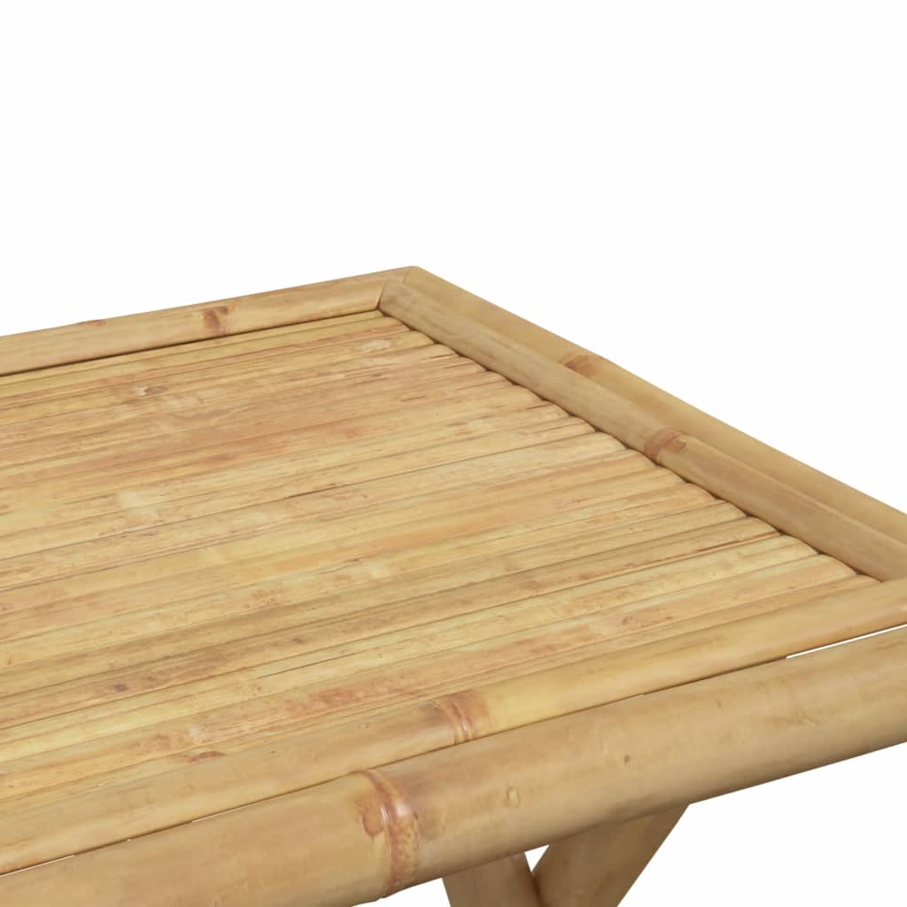 Tuintafel inklapbaar 45x45x45 cm bamboe - AllerleiShop