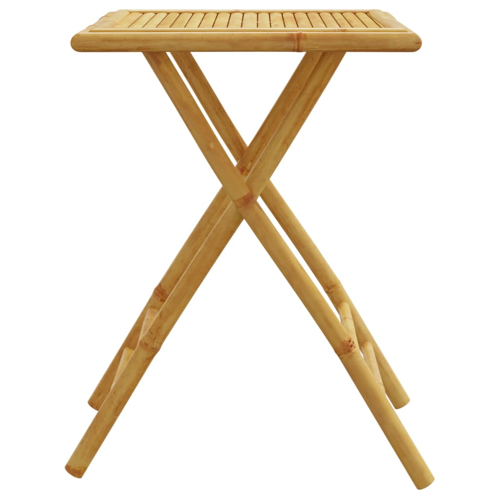 Tuintafel inklapbaar 55x55x75 cm bamboe - AllerleiShop