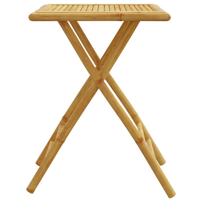 Tuintafel inklapbaar 55x55x75 cm bamboe - AllerleiShop