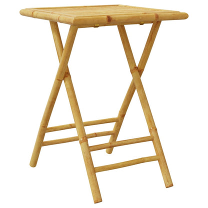 Tuintafel inklapbaar 55x55x75 cm bamboe - AllerleiShop