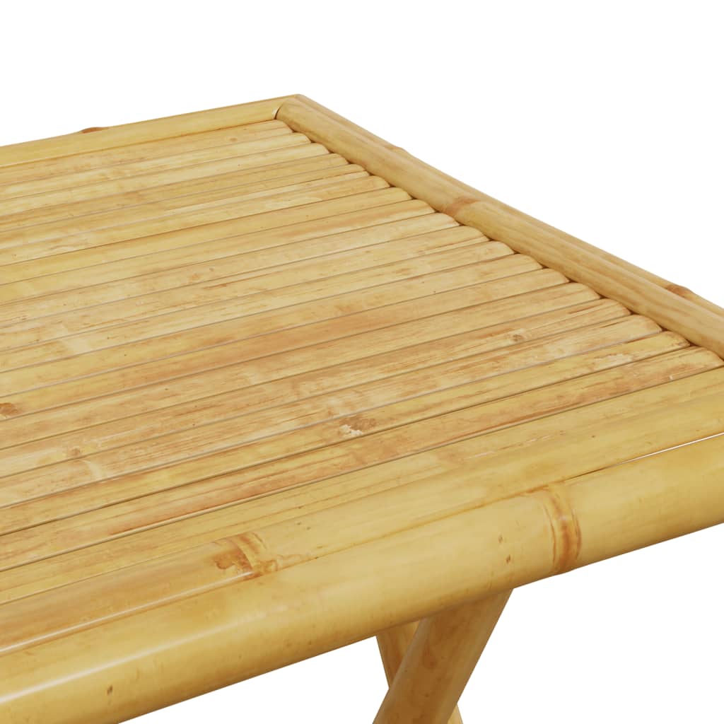 Tuintafel inklapbaar 55x55x75 cm bamboe - AllerleiShop