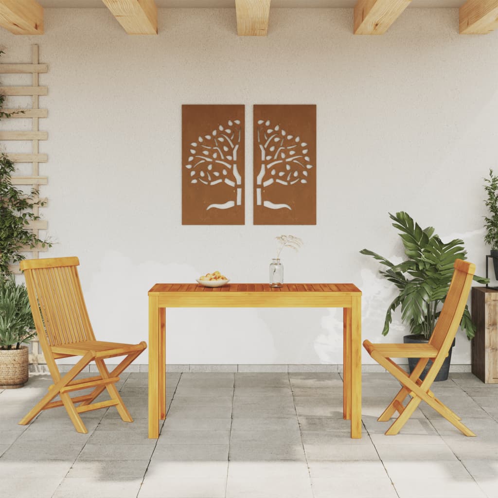 Tuintafel 110x55x75 cm massief acaciahout - AllerleiShop