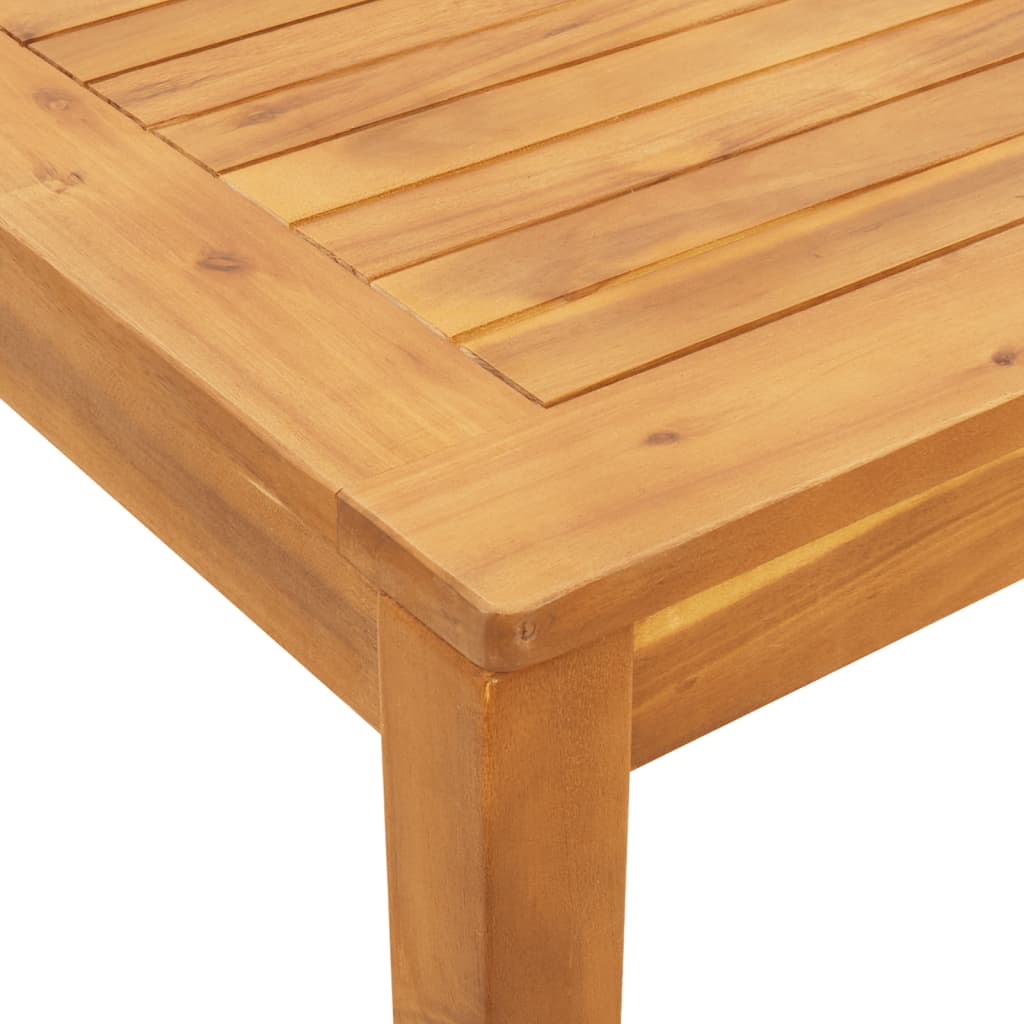 Tuintafel 110x110x75 cm massief acaciahout - AllerleiShop