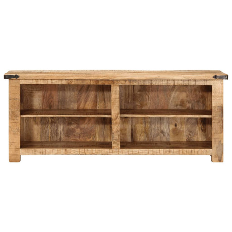 Tv-meubel 110x35x40 cm massief ruw mangohout - AllerleiShop