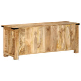 Tv-meubel 110x35x40 cm massief ruw mangohout - AllerleiShop