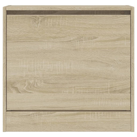 Schoenenkast 60x21x57 cm bewerkt hout sonoma eikenkleurig