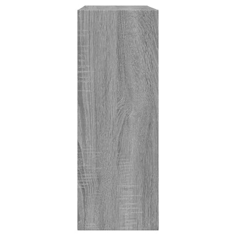 Schoenenkast 60x21x57 cm bewerkt hout grijs sonoma eikenkleurig