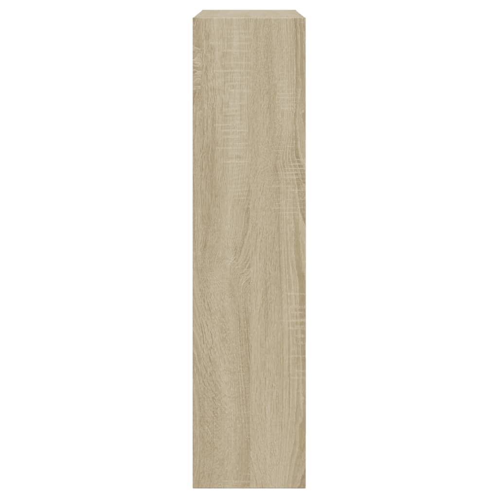 Schoenenkast 60x21x87,5 cm bewerkt hout sonoma eikenkleurig