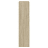 Schoenenkast 60x21x87,5 cm bewerkt hout sonoma eikenkleurig