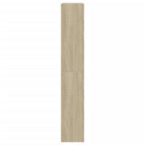 Schoenenkast 60x21x125,5 cm bewerkt hout sonoma eikenkleurig