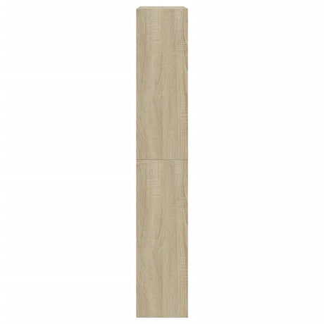 Schoenenkast 60x21x125,5 cm bewerkt hout sonoma eikenkleurig