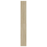 Schoenenkast 60x21x163,5 cm bewerkt hout sonoma eikenkleurig