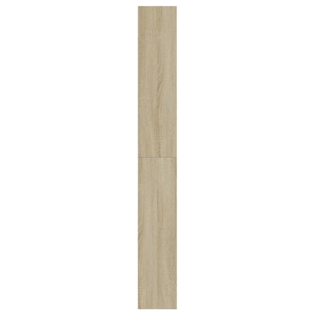 Schoenenkast 60x21x163,5 cm bewerkt hout sonoma eikenkleurig