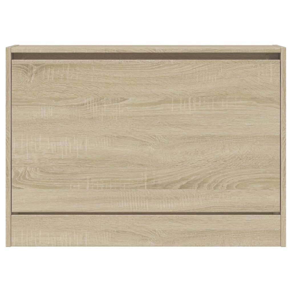 Schoenenkast 80x21x57 cm bewerkt hout sonoma eikenkleurig