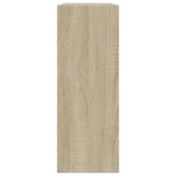 Schoenenkast 80x21x57 cm bewerkt hout sonoma eikenkleurig