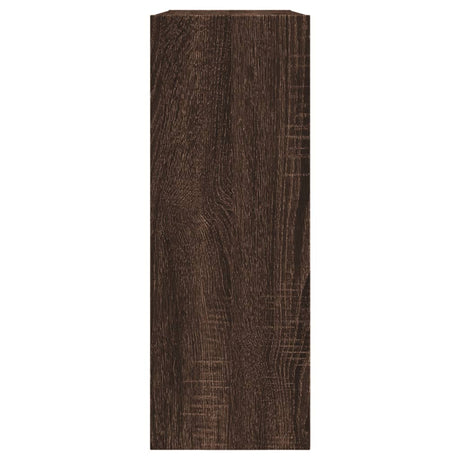 Schoenenkast 80x21x57 cm bewerkt hout bruin eikenkleur