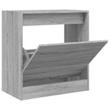 Schoenenkast 60x34x63,5 cm bewerkt hout grijs sonoma eikenkleur