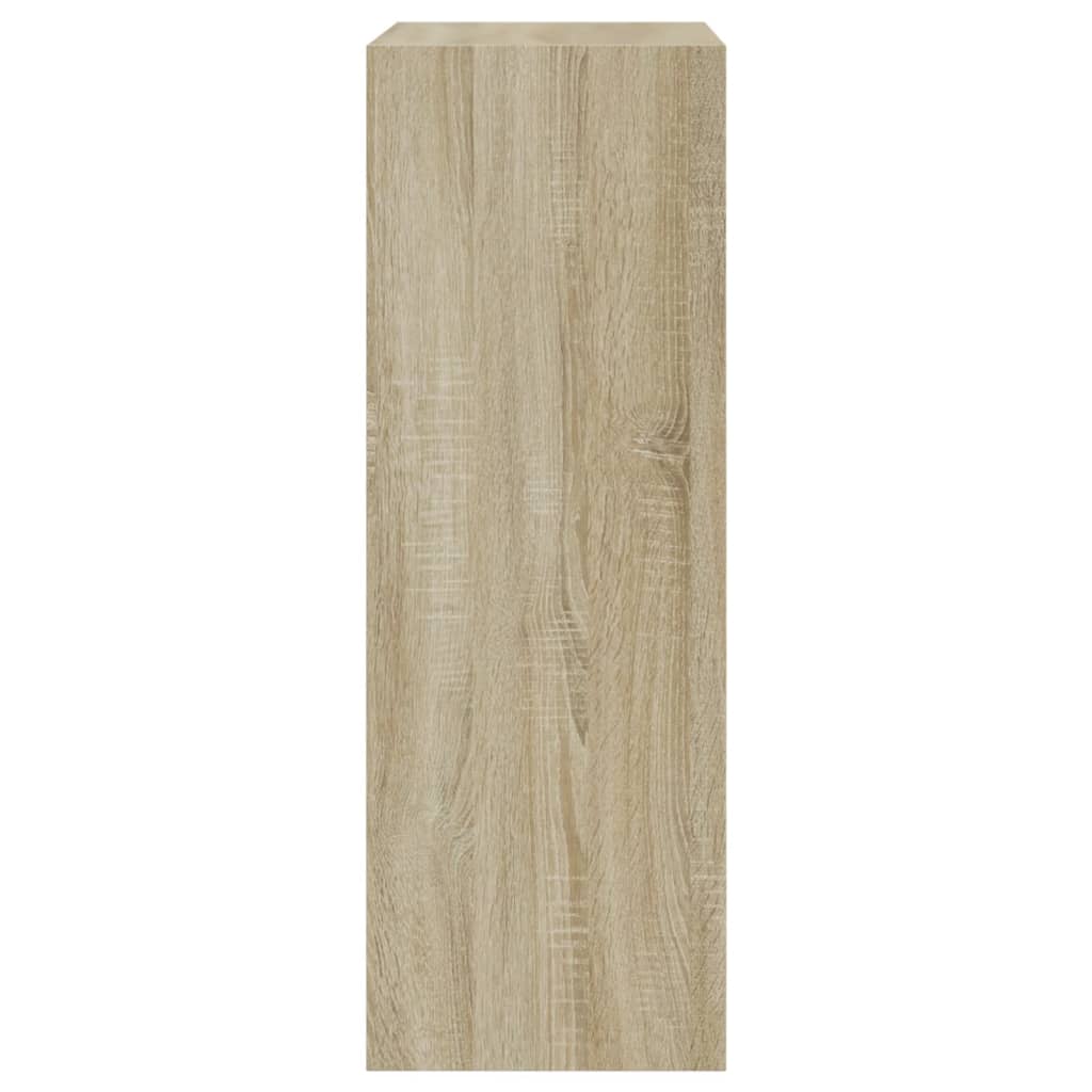 Schoenenkast 60x34x96,5 cm bewerkt hout sonoma eikenkleurig