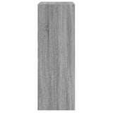 Schoenenkast 60x34x96,5 cm bewerkt hout grijs sonoma eikenkleur