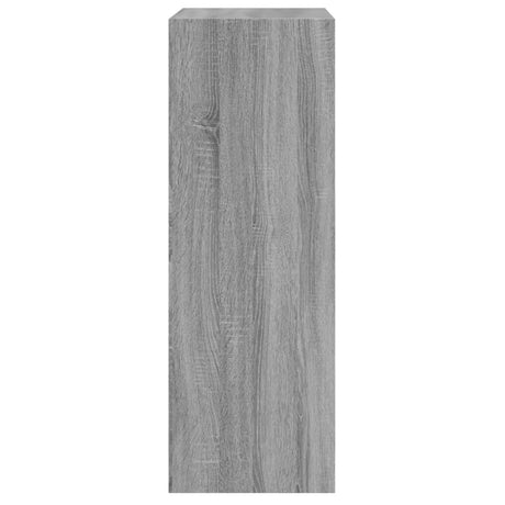 Schoenenkast 60x34x96,5 cm bewerkt hout grijs sonoma eikenkleur