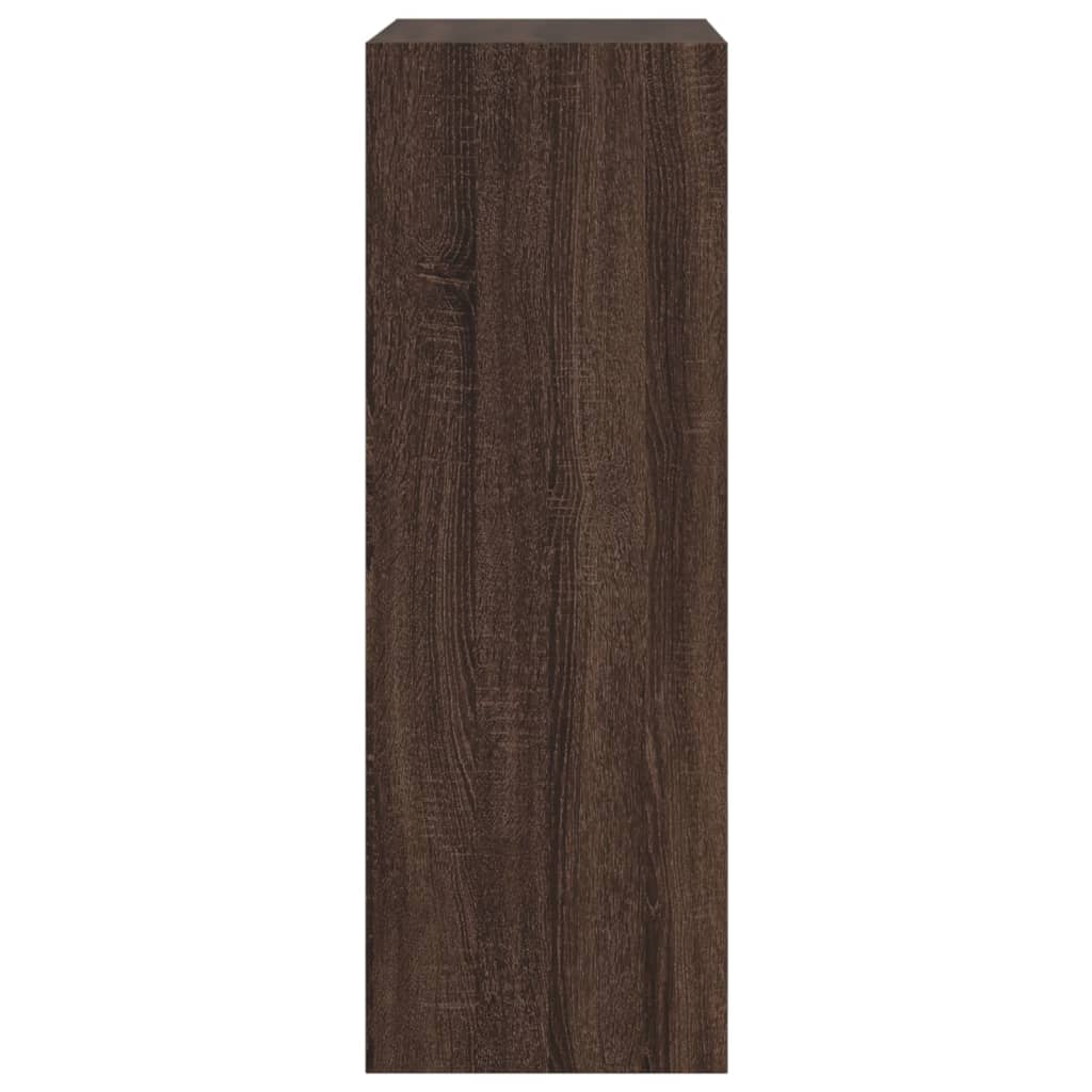 Schoenenkast 60x34x96,5 cm bewerkt hout bruin eikenkleur