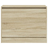 Schoenenkast 80x34x63 cm bewerkt hout sonoma eikenkleurig