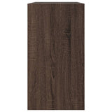 Schoenenkast 80x34x63 cm bewerkt hout bruin eikenkleur