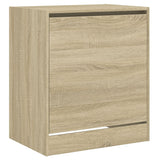 Schoenenkast 60x42x69 cm bewerkt hout sonoma eikenkleurig