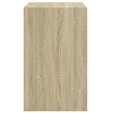 Schoenenkast 60x42x69 cm bewerkt hout sonoma eikenkleurig