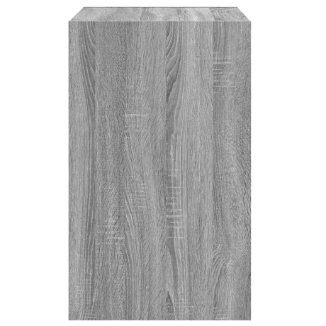 Schoenenkast 60x42x69 cm bewerkt hout grijs sonoma eikenkleurig