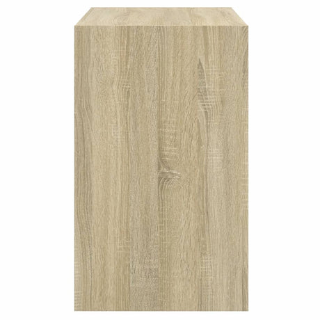 Schoenenkast 80x42x69 cm bewerkt hout sonoma eikenkleurig