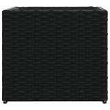 Plantenbak 36x30x32 cm poly rattan zwart - AllerleiShop