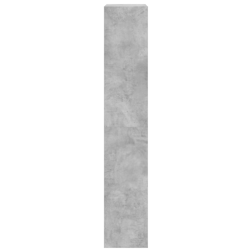 Schoenenkast met 4 klaplades 60x34x187,5 cm betongrijs - AllerleiShop