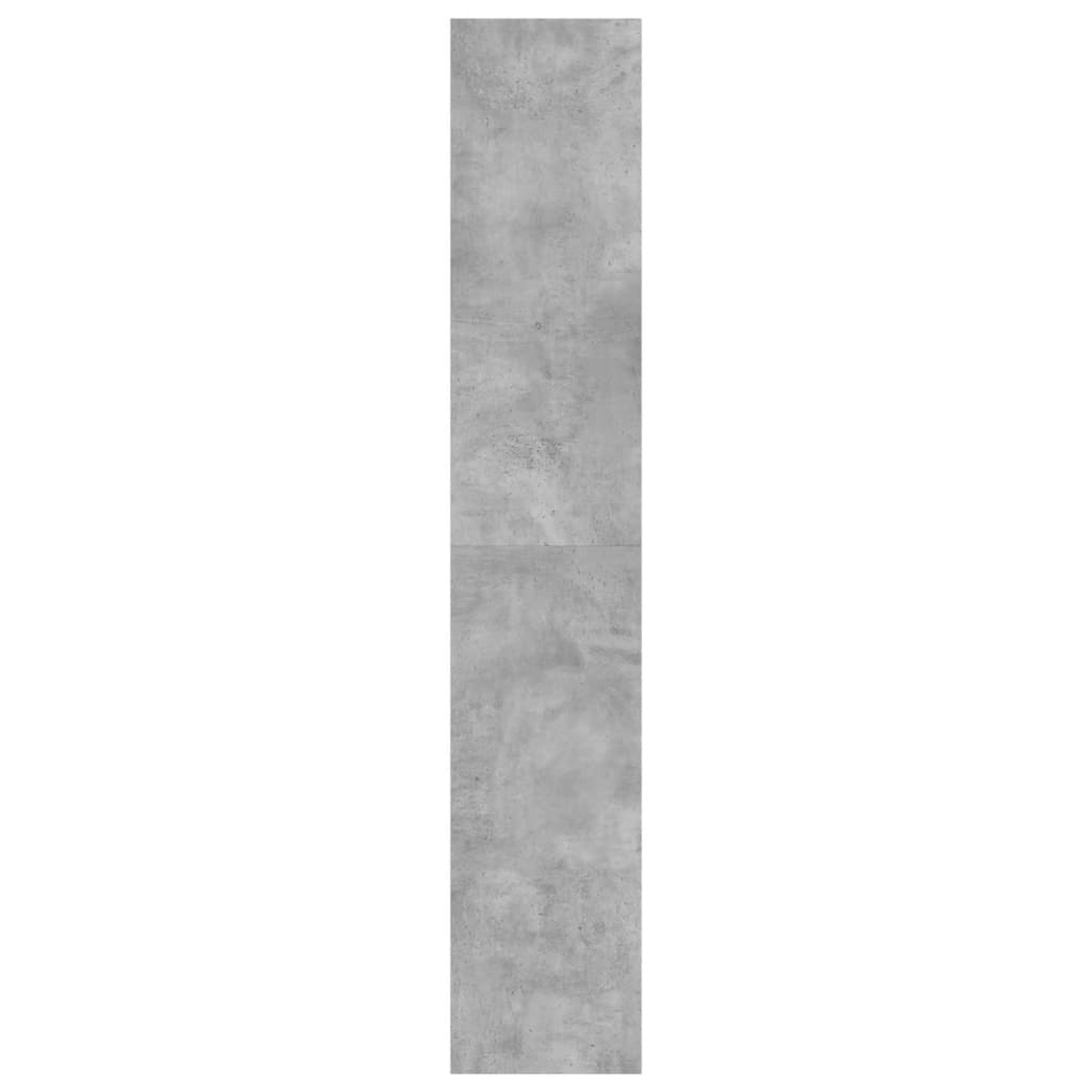 Schoenenkast met 4 klaplades 80x34x187,5 cm betongrijs - AllerleiShop