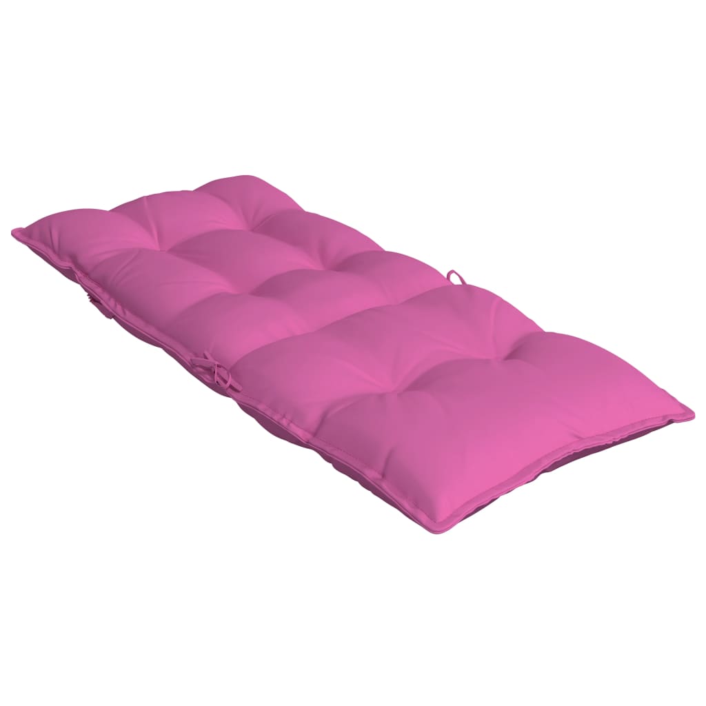 Stoelkussens 2 st hoge rug oxford stof roze - AllerleiShop