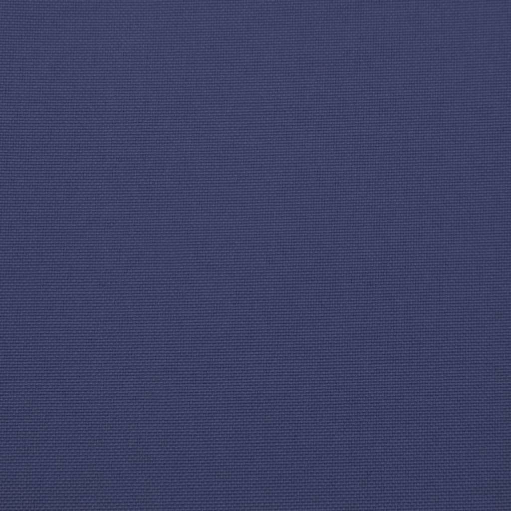 Stoelkussens 2 st lage rug oxford stof marineblauw - AllerleiShop