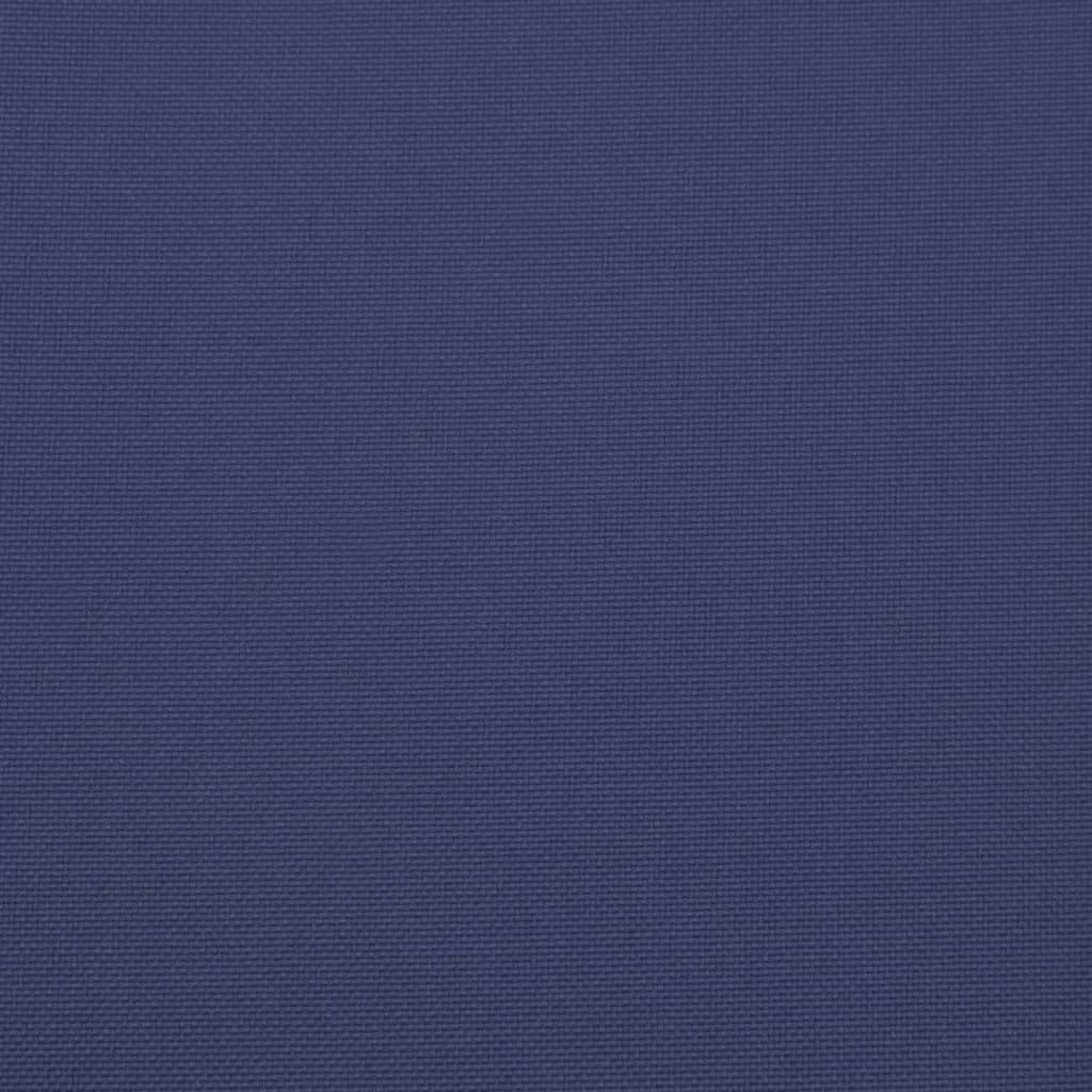 Stoelkussens 2 st lage rug oxford stof marineblauw - AllerleiShop