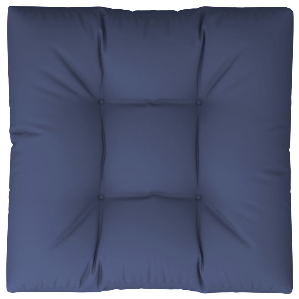 Palletkussen 80x80x12 cm stof marineblauw - AllerleiShop