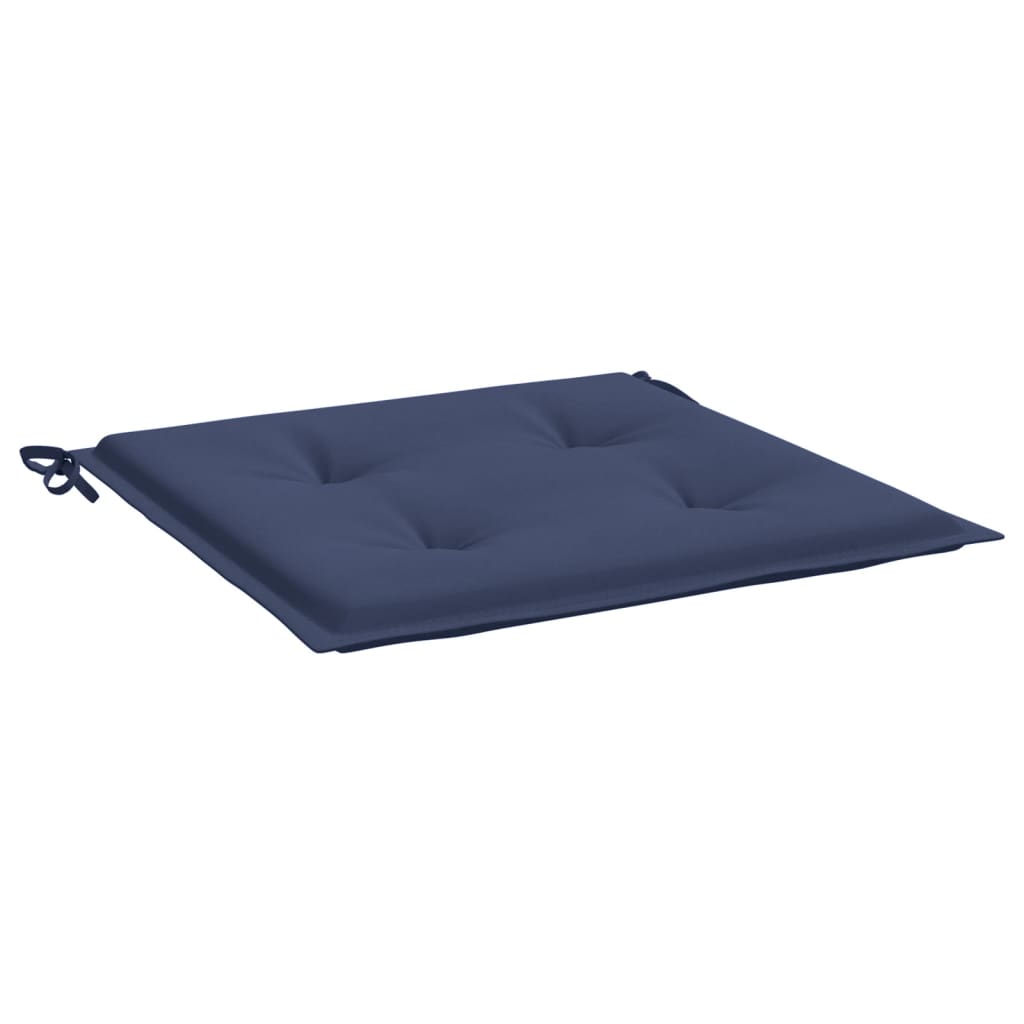 Palletkussens 2 st 40x40x3 cm oxford stof marineblauw - AllerleiShop