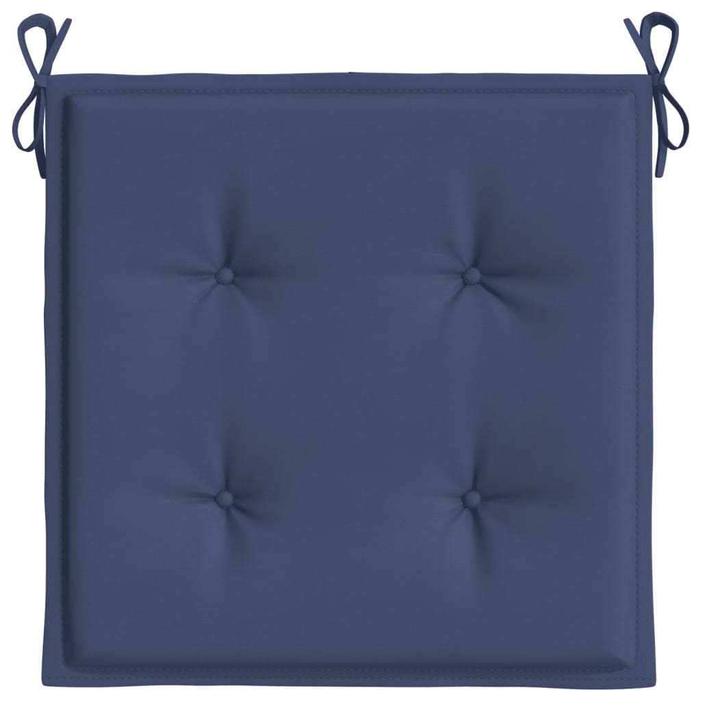 Palletkussens 4 st 40x40x3 cm oxford stof marineblauw - AllerleiShop