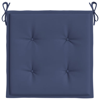 Palletkussens 4 st 40x40x3 cm oxford stof marineblauw - AllerleiShop