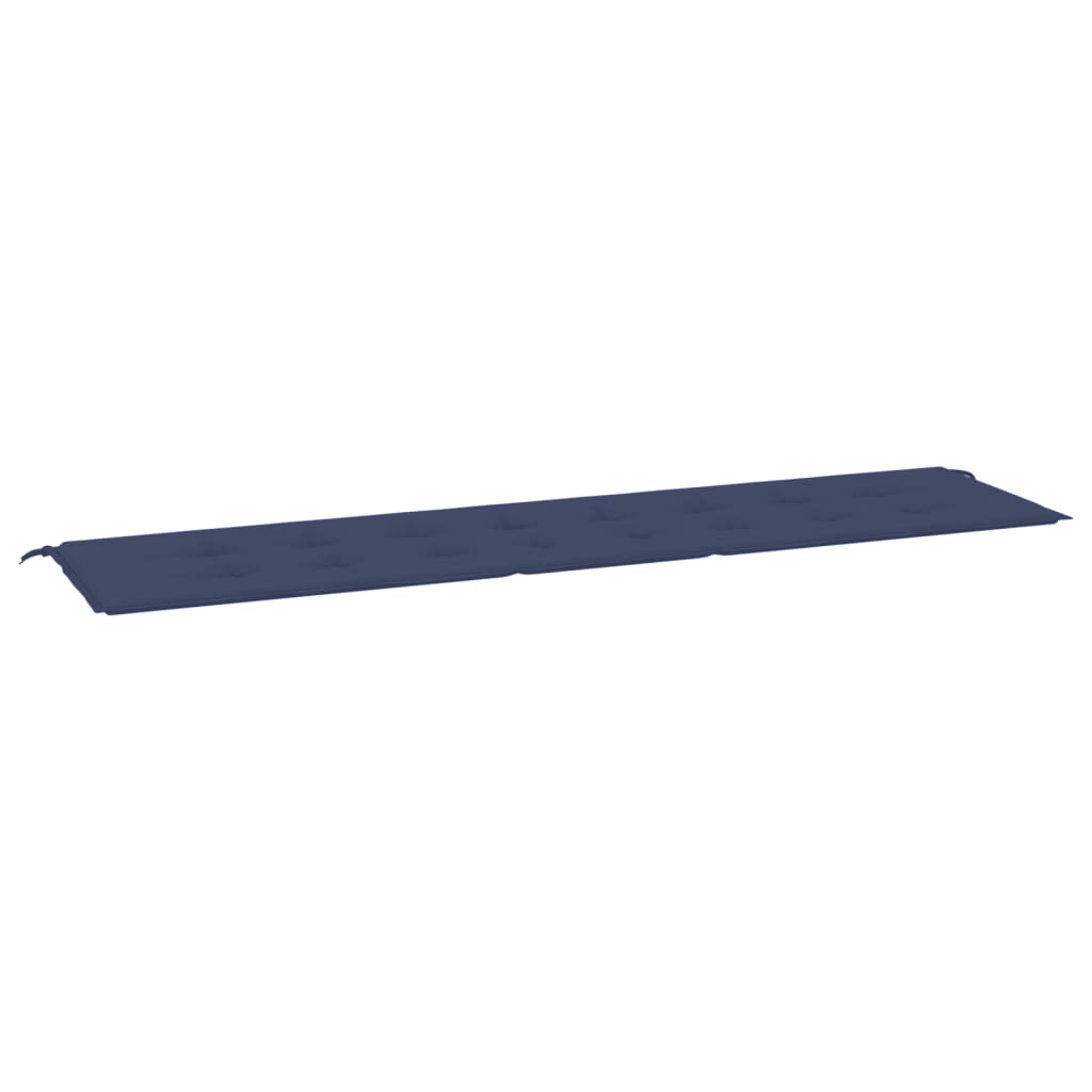 Tuinbankkussen 200x50x3 cm oxford stof marineblauw - AllerleiShop