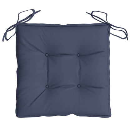 Stoelkussens 4 st 40x40x7 cm oxford stof marineblauw - AllerleiShop