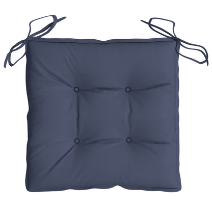 Stoelkussens 6 st 40x40x7 cm oxford stof marineblauw - AllerleiShop