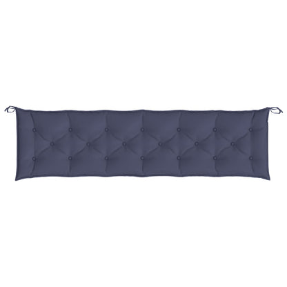 Tuinbankkussen 200x50x7 cm oxford stof marineblauw - AllerleiShop