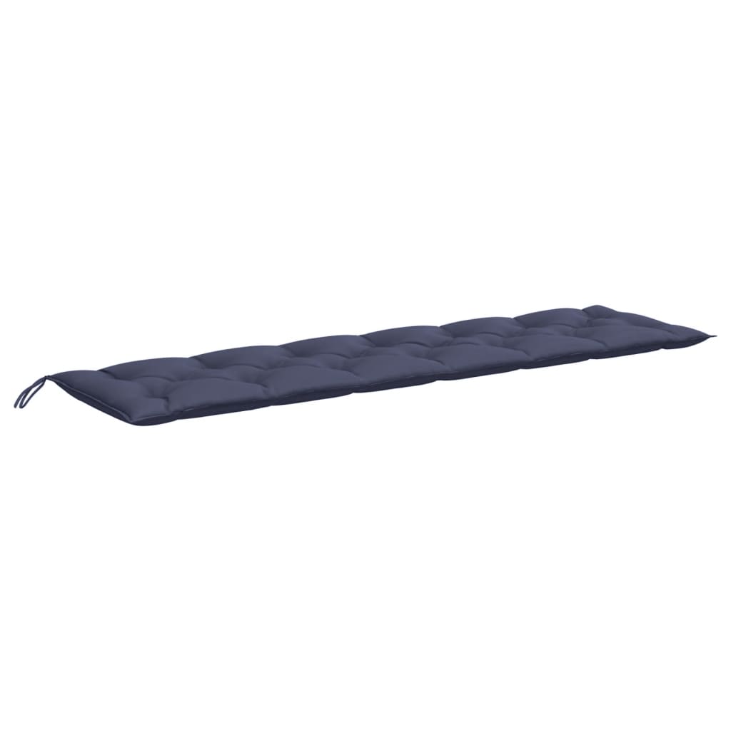 Tuinbankkussen 200x50x7 cm oxford stof marineblauw - AllerleiShop